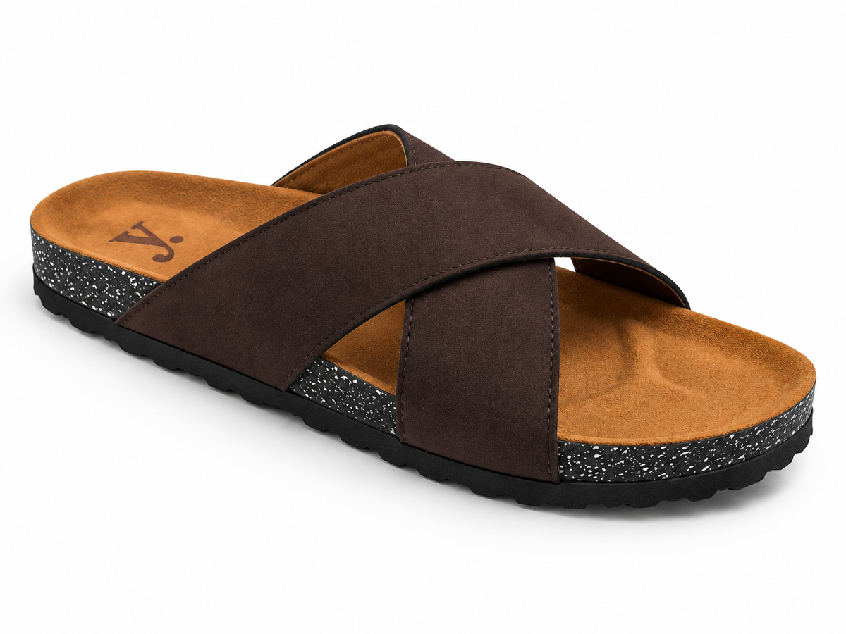 Brown multi straps