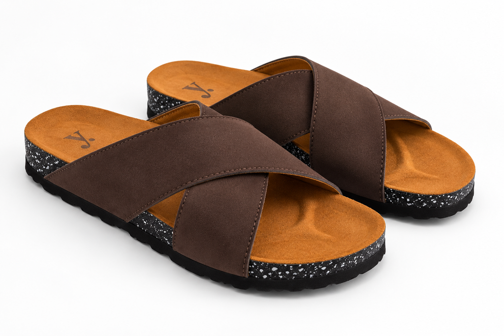 Brown multi straps