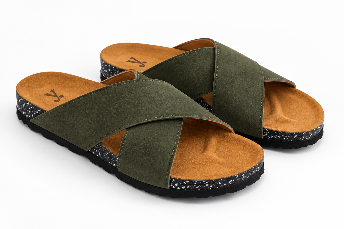 Olive green multi straps